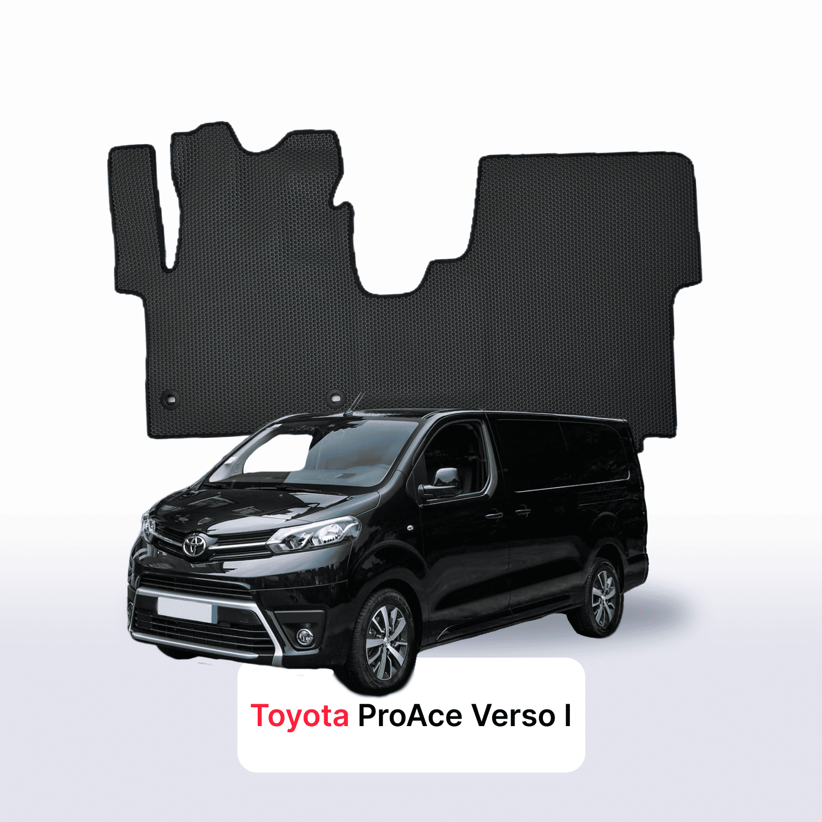 EVA auto paklāji Toyota ProAce Verso 2016-2028 gads MINIVENS LONG VIP 7 seater