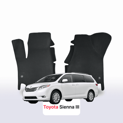 EVA auto paklāji Toyota Sienna 3 paaudze 2010-2020 gads MINIVENS