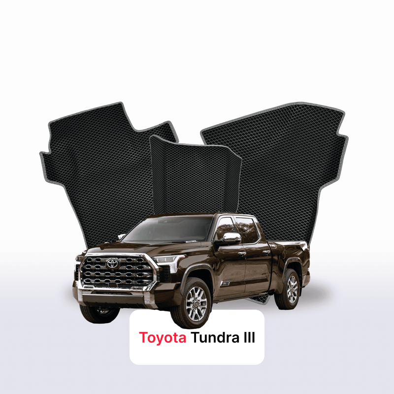 EVA auto paklāji Toyota Tundra 3 paaudze 2021-2024 gads PICK-UP double cabin LONG