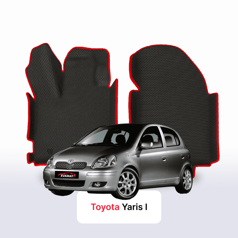 EVA auto paklāji Toyota Yaris 1 paaudze 1999-2005 gads HEČBEKS 5 durvju