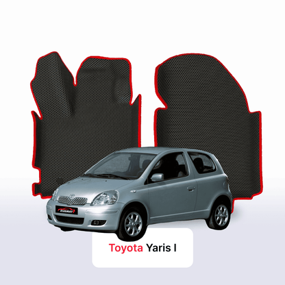 EVA auto paklāji Toyota Yaris 1 paaudze 1999-2005 gads HEČBEKS 3 durvju