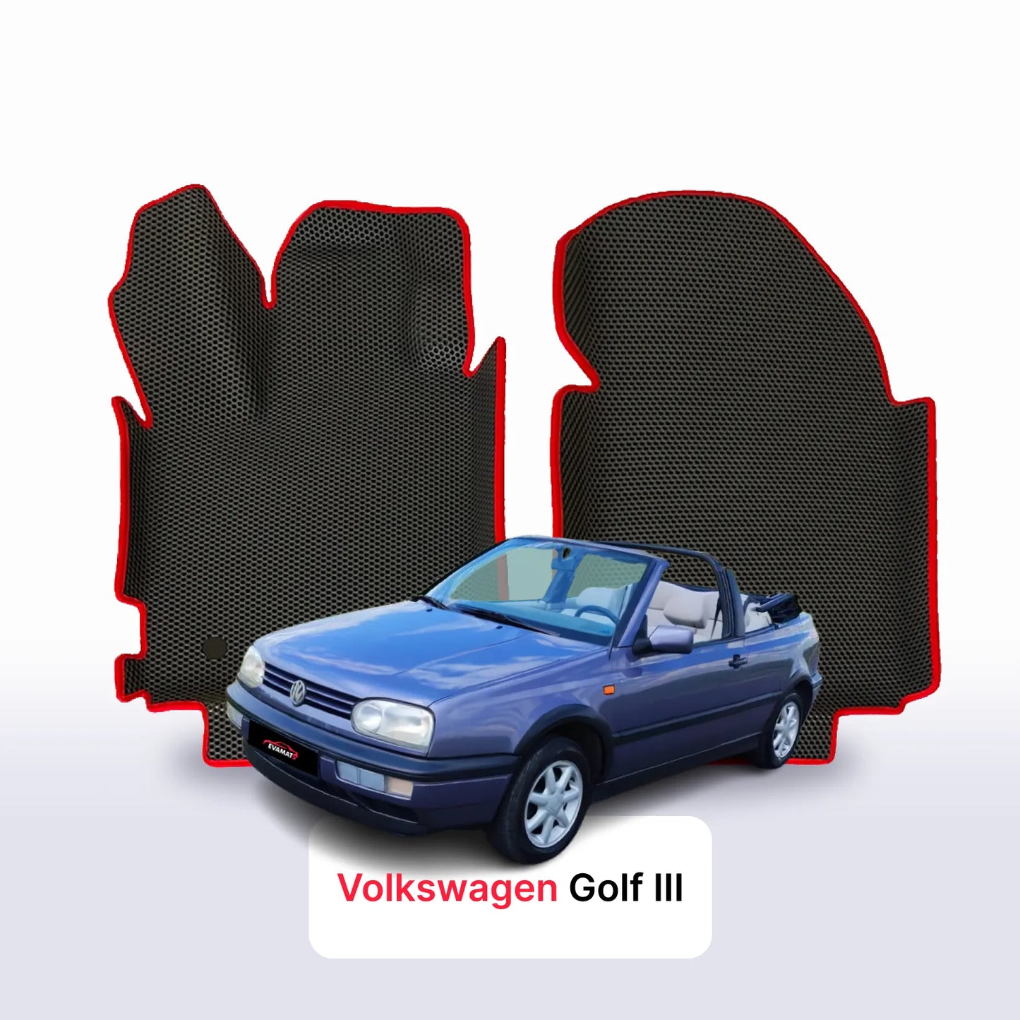 EVA auto paklāji Volkswagen Golf(MK3) III gen 1991-2003 gads KABRIOLETS