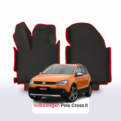 EVA auto paklāji Volkswagen Polo Cross II gen 2009-2017 gads HEČBEKS 5 dzwi