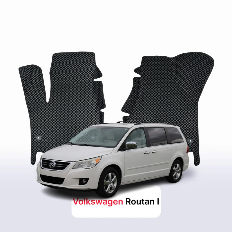 EVA auto paklāji Volkswagen Routan I gen 2008-2013 gads MINIVENS