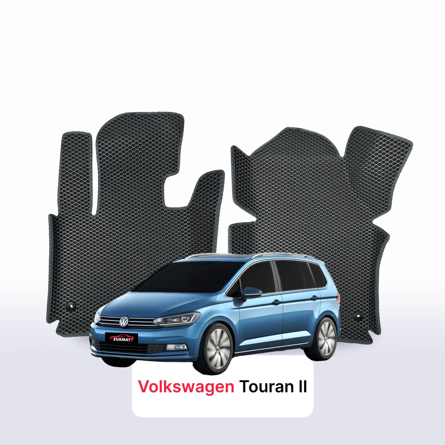 EVA auto paklāji Volkswagen Touran II gen 2015-2027 gads MINIVENS