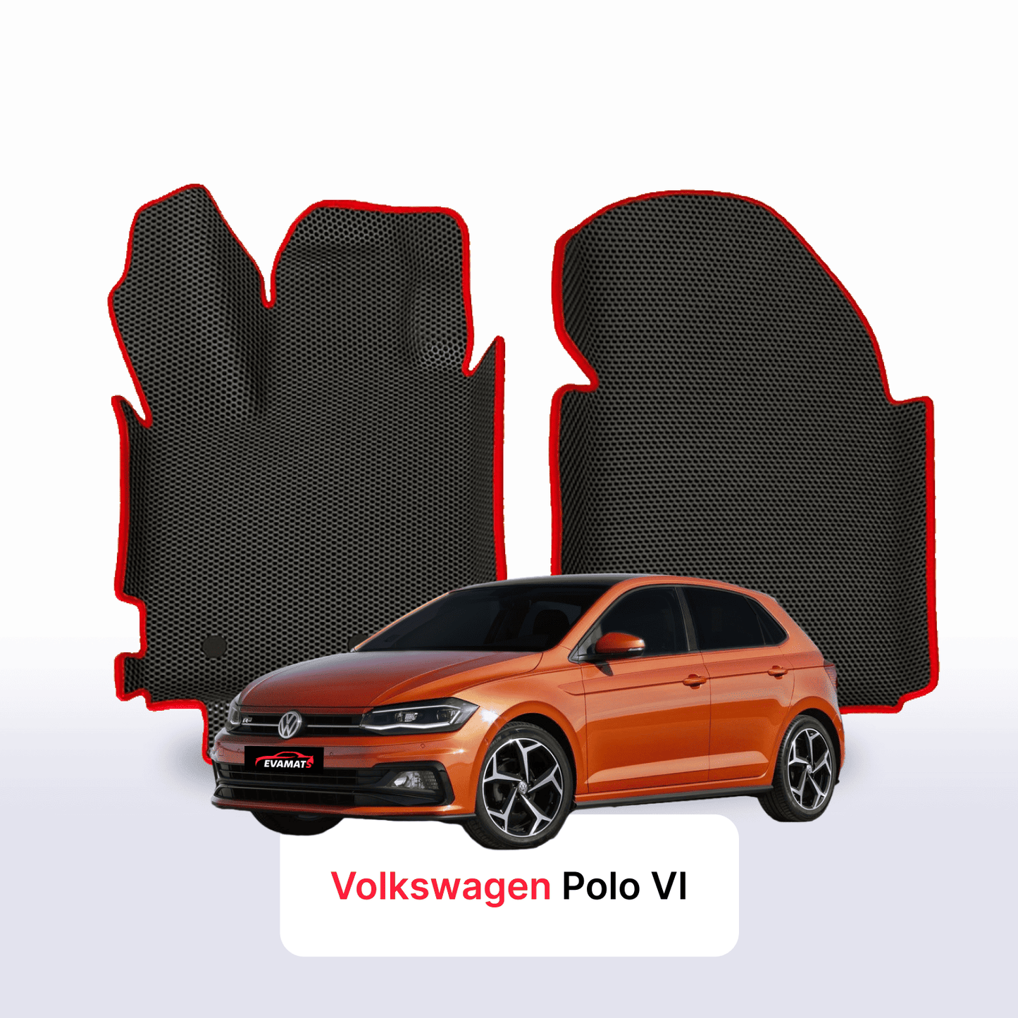 EVA auto paklāji Volkswagen Polo(MK6) VI gen 2017-2027 gads HEČBEKS 5 durvju
