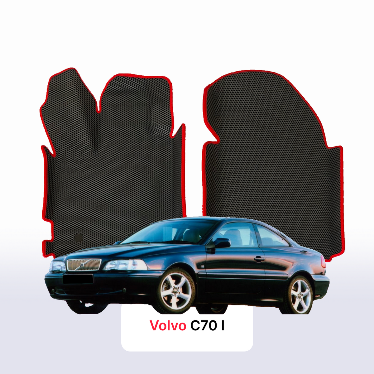 EVA auto paklāji Volvo C70 1 paaudze 1997-2005 gads KUPEJA