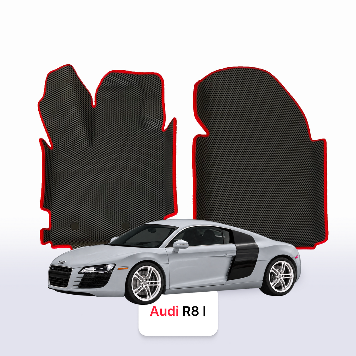 EVA auto paklāji Audi R8 1 paaudze 2006-2015 gads KUPEJA