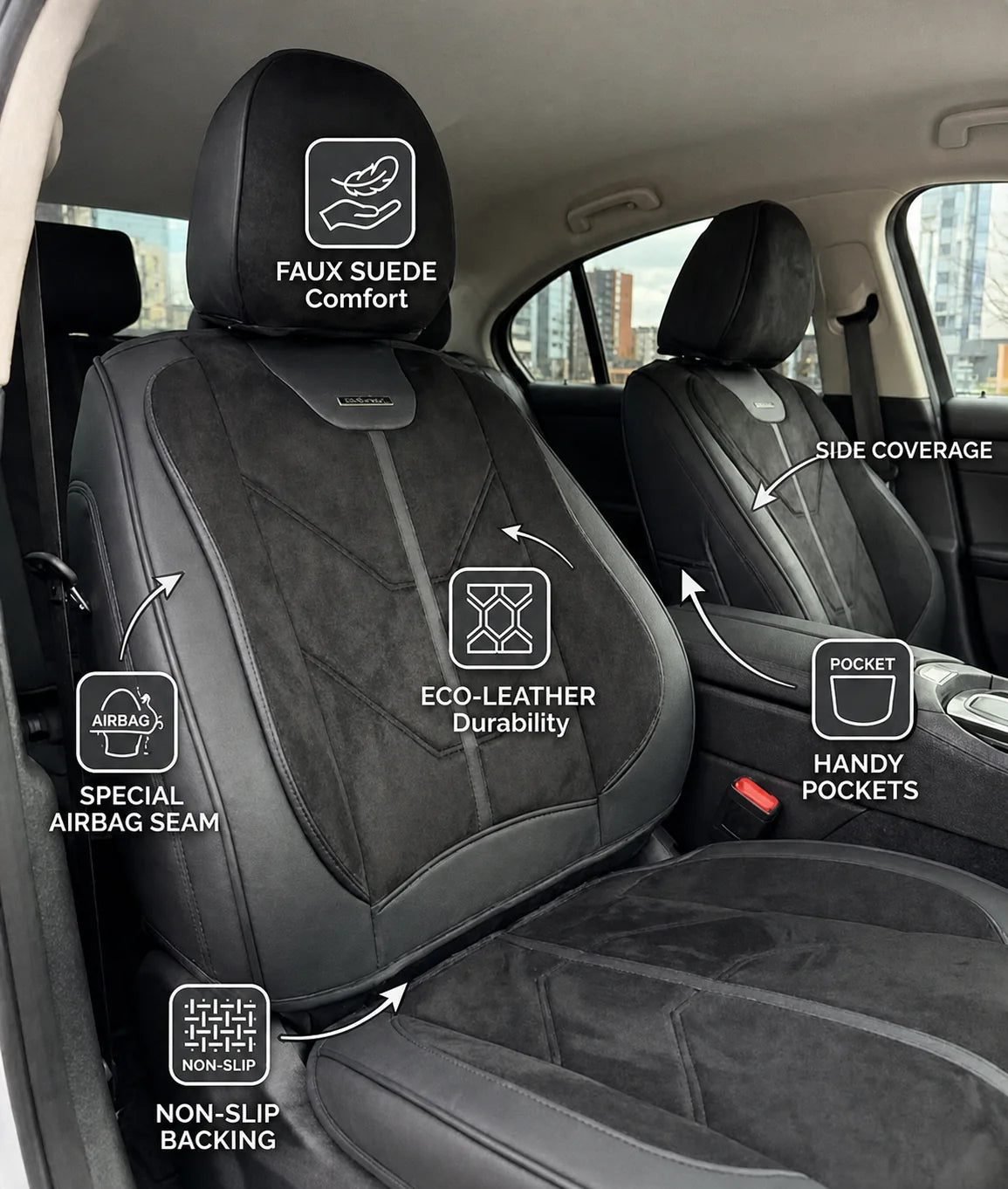 Universal 5D Luxury Seat Covers - image 2
