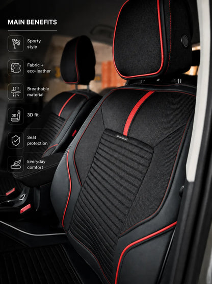 Universal 5D Premium Sport Seat Covers - image 2