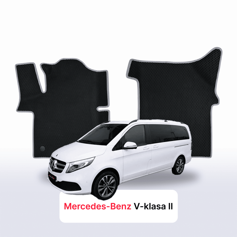 EVA auto paklāji Mercedes-Benz V-klasa 3 paaudze (W447) 2014-2027 gads AUTOBUSS GARAIS