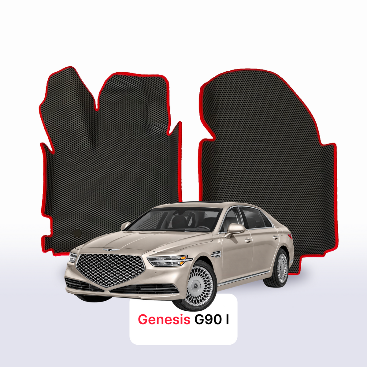 EVA auto paklāji Genesis G90 2 paaudze 2021-2027 gads SEDANS