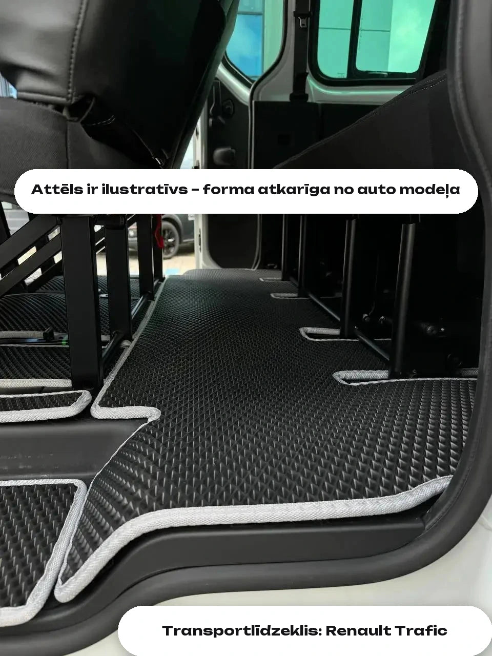 Attēls ir ilustratīvs – forma atkarīga no auto modeļa — Transportlīdzeklis: Renault Trafic
