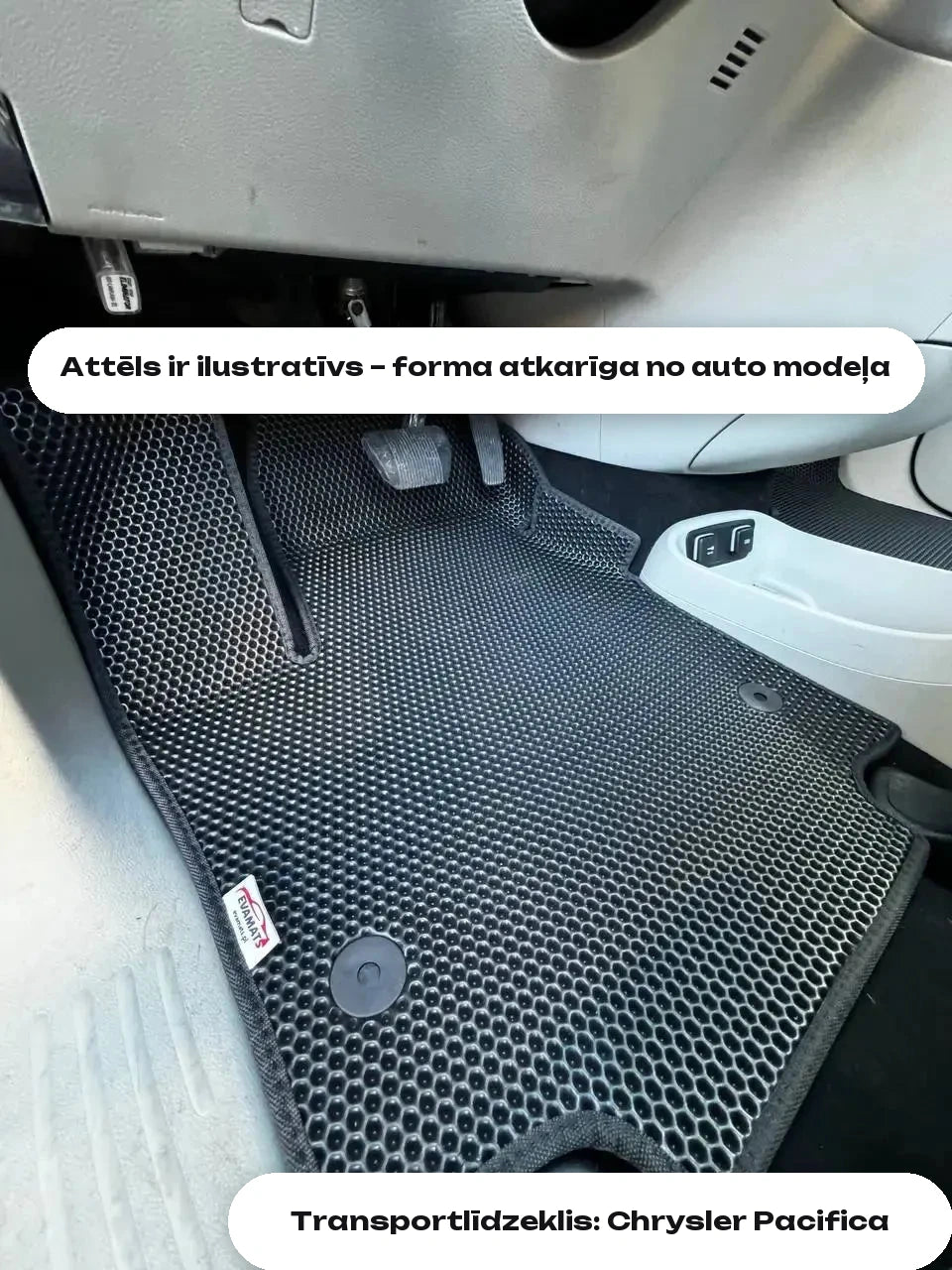 Attēls ir ilustratīvs – forma atkarīga no auto modeļa — Transportlīdzeklis: Chrysler Pacifica