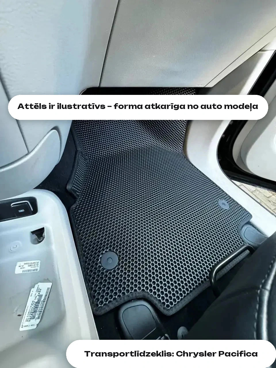 Attēls ir ilustratīvs – forma atkarīga no auto modeļa — Transportlīdzeklis: Chrysler Pacifica