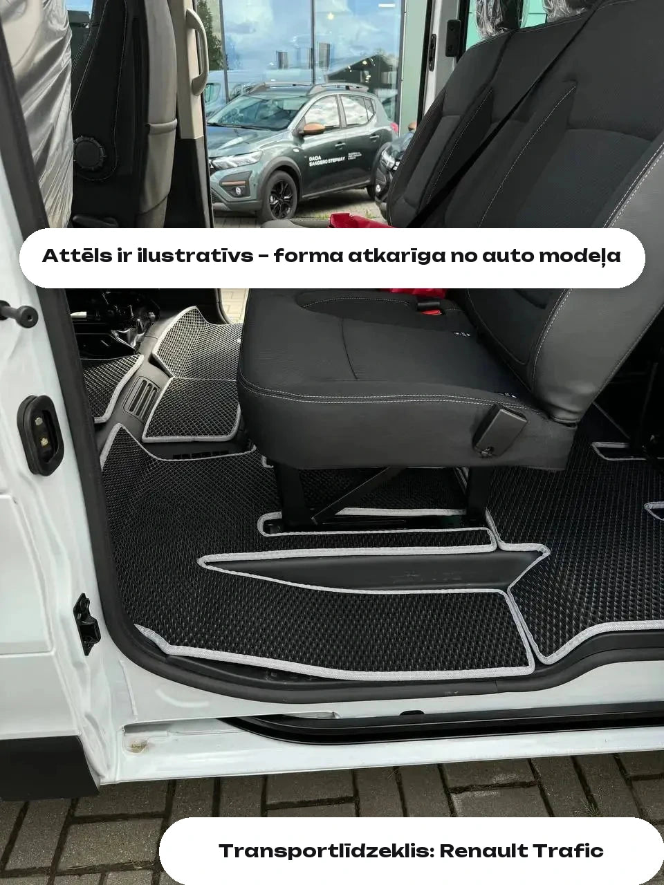 Attēls ir ilustratīvs – forma atkarīga no auto modeļa — Transportlīdzeklis: Renault Trafic