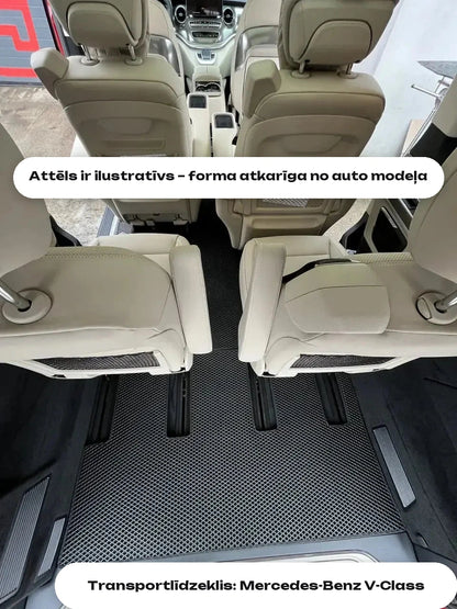 Attēls ir ilustratīvs – forma atkarīga no auto modeļa — Transportlīdzeklis: Mercedes-Benz V-Class
