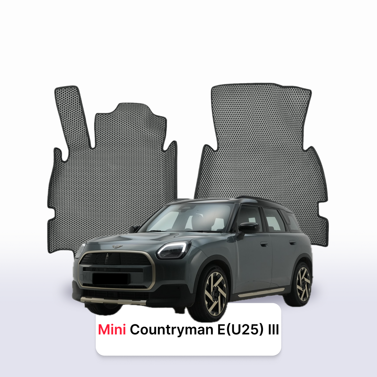 EVA auto paklāji Mini Countryman E (U25) 3 paaudze 2023-2026 gads SUV 5 DURVJU