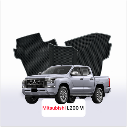 EVA auto paklāji Mitsubishi L200 6 paaudze 2023-2027 gads PICK-UP DUBULTKABĪNE