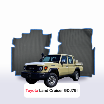 EVA auto paklāji Toyota Land Cruiser GDJ79 z arabii 1 paaudze 2024-2027 gads PICK-UP DUBULTKABĪNE